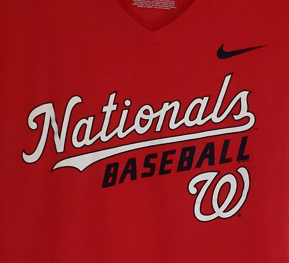 NIKE Washington Nationals women's tshirt sz s